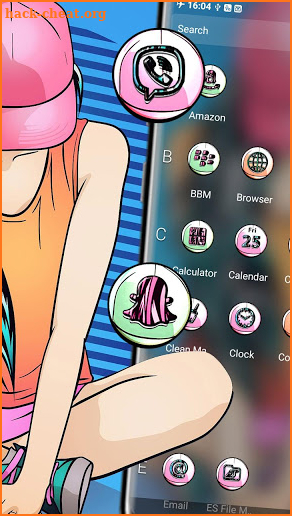 Cool Girl Theme screenshot