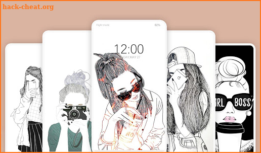 Cool Girl Wallpaper - Aesthetic Background screenshot