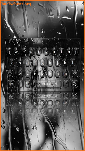 Cool Glossy Black Glass Keyboard screenshot