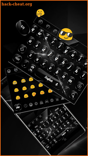 Cool Glossy Black Keyboard screenshot