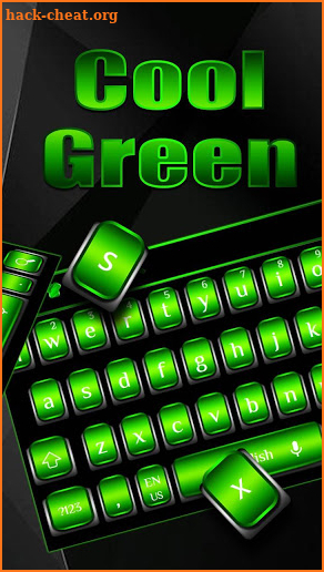 Cool Green Keyboard screenshot