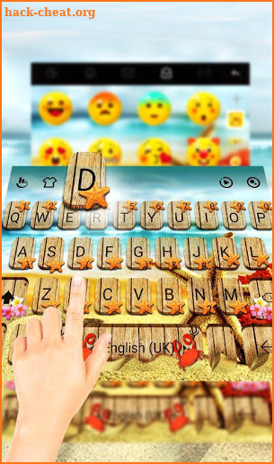 Cool Holiday Vacation Summer Beach Keyboard Theme screenshot