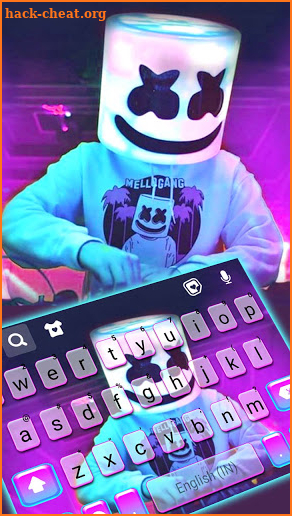 Cool Purple DJ Keyboard Background screenshot
