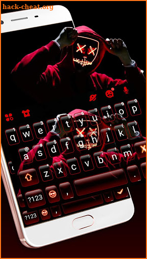 Cool Rock Dj Keyboard Theme screenshot