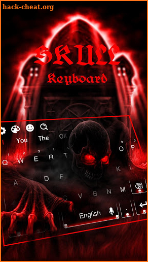Cool Skull keyboard screenshot