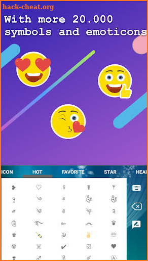 Cool Symbols - Emoticons - My Photo Keyboard screenshot