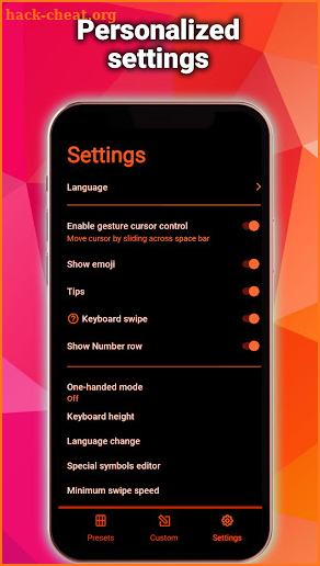 CoolTap: Neon Keyboards screenshot