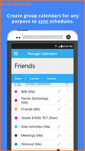 COOSHA Calendar: One Hub. One Network screenshot