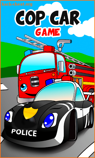Cop car games for little kids screenshot