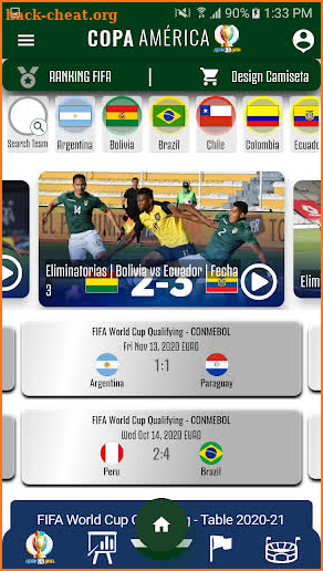 Copa America 2021 - Argentina & Colombia screenshot