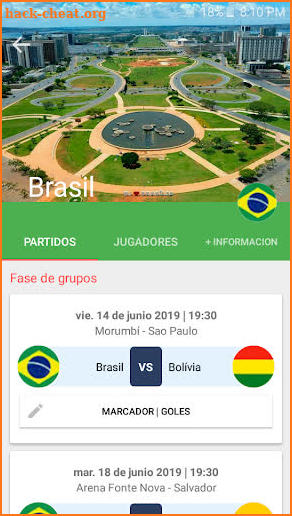 Copa America Brazil 2019 screenshot