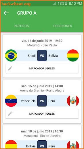 Copa America Brazil 2019 screenshot