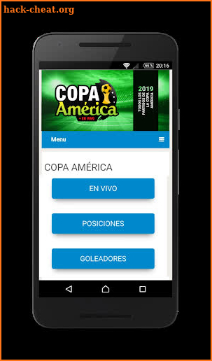 Copa América en Vivo screenshot