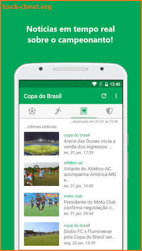 Copa do Brasil 2021 - Resultados ao vivo screenshot