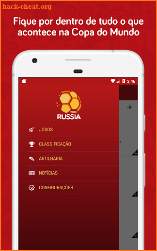 Copa do Mundo Rússia 2018 - Jogos, tabela e mais screenshot