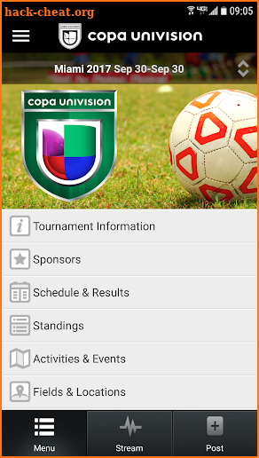 Copa Univision screenshot
