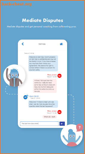 coParenter Demo - The #1 coParenting App screenshot