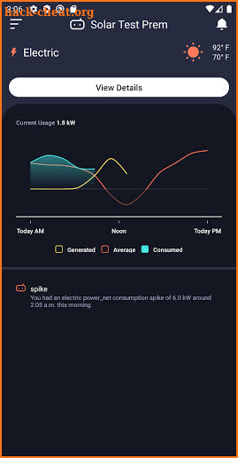 Copper Wireless Energy Monitor screenshot