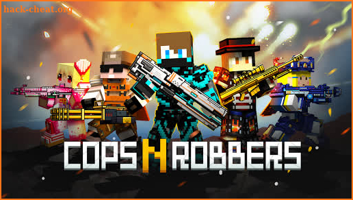 Cops N Robbers - 3D Pixel Craft Gun Shooting Games screenshot