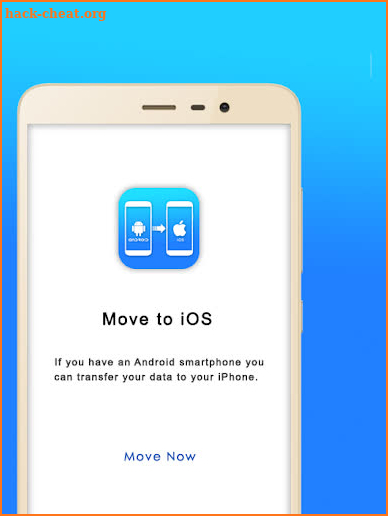 Copy Data & Move To iOS screenshot