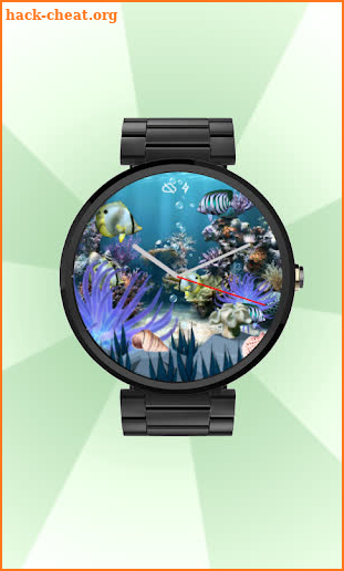 Coral Reef Aqua WatchFace Live screenshot