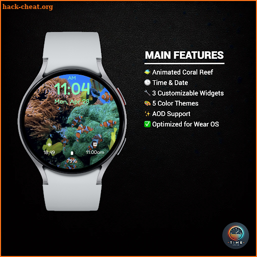 Coral Reef - watch face screenshot