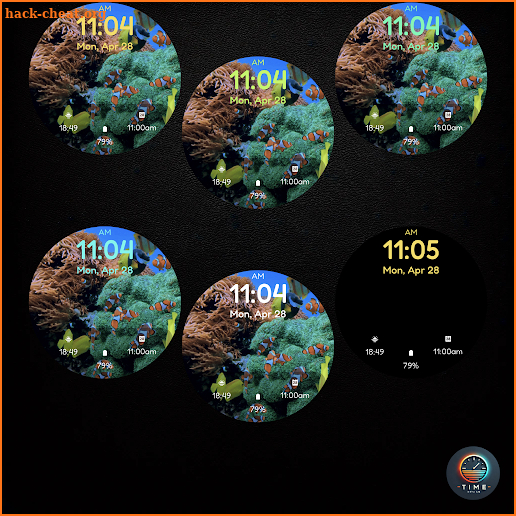 Coral Reef - watch face screenshot