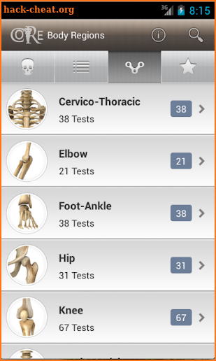 CORE-Clinical Orthopaedic Exam screenshot