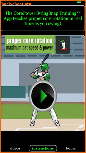 CorePower Baseball screenshot