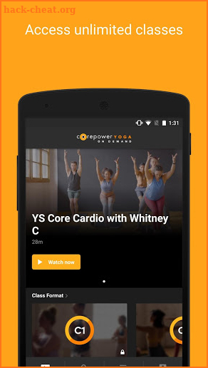 CorePower Yoga On Demand screenshot