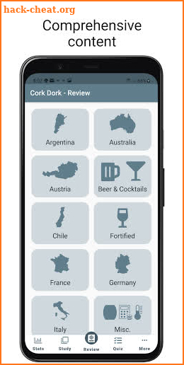 Cork Dork Wine Study screenshot