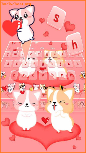 Corky Gorky Heart Keyboard screenshot