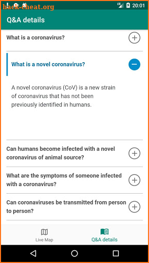 Coronavirus - check symptoms & read news screenshot