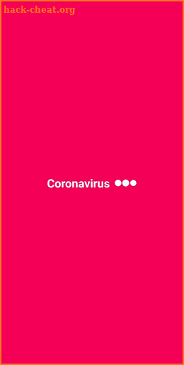 Coronavirus live tracking screenshot