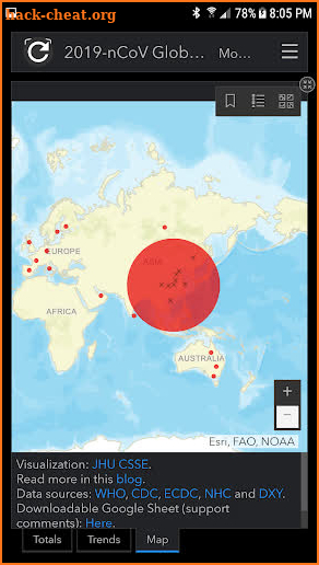 Coronavirus Tracker screenshot