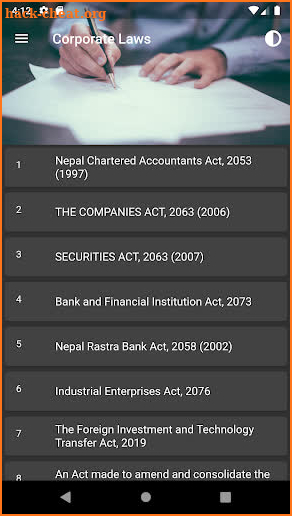 Corporate Laws (Nepal) screenshot