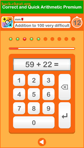 Correct and Quick Arithmetic Premium screenshot