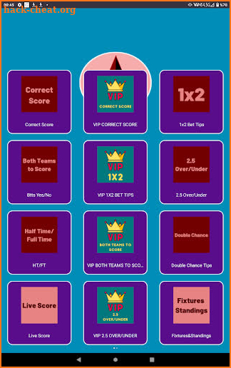 Correct Score Live Bet Tips screenshot