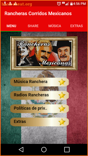 Corridos mexicanos y música ranchera gratis screenshot