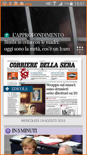 Corriere della Sera DE screenshot