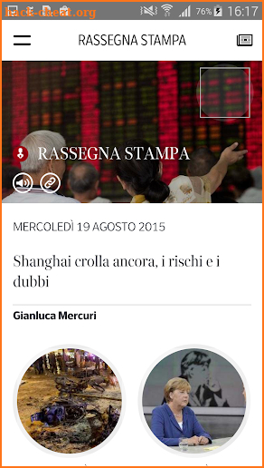 Corriere della Sera DE screenshot