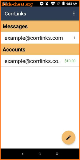 CorrLinks screenshot