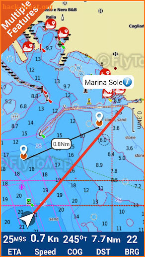 Corse GPS Nautical Charts screenshot