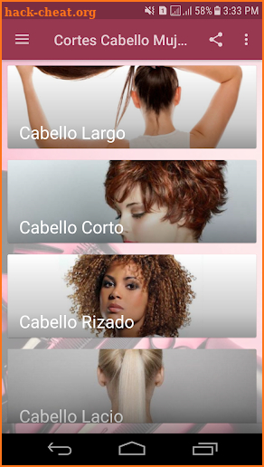 Cortes de Cabello Mujeres 2018 screenshot
