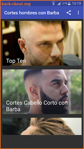 Cortes para Hombres con Barba 2019 screenshot
