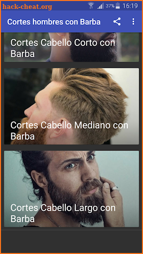 Cortes para Hombres con Barba 2019 screenshot