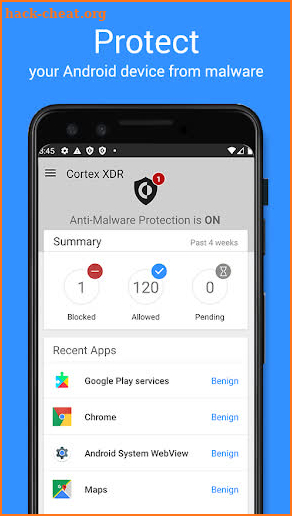 Cortex XDR Agent screenshot