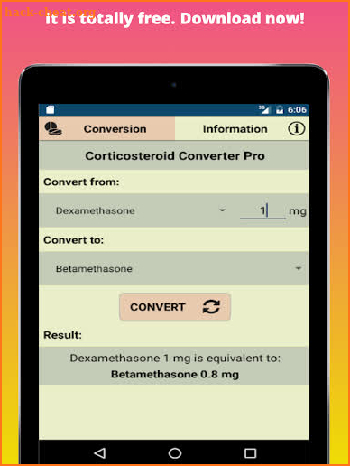 Corticosteroid Conversion: Corticoid & Steroids screenshot