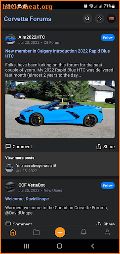 Corvette App screenshot