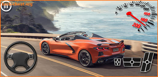 Corvette C8 Car Simulator: Real Sports Car Games screenshot